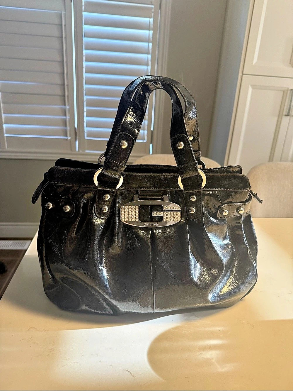 Guess Black Satchel